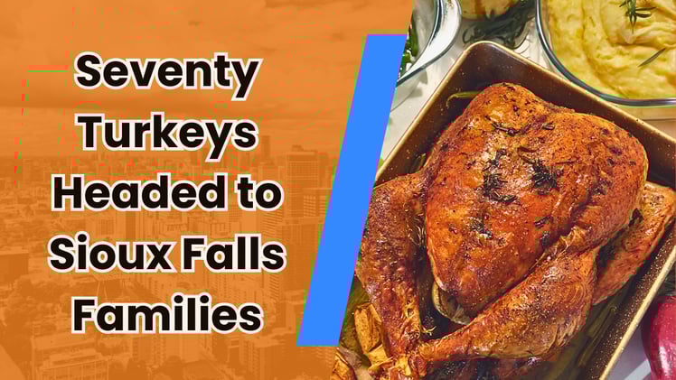 🦃 70 turkeys for one very grateful city.