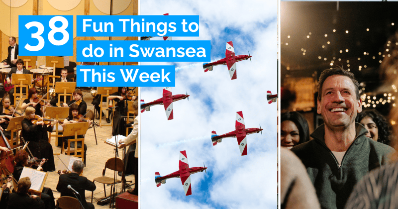 Wales Air Show, Gower Festival, Mighty Hike, Green Gathering, Live Comedy, Raise the Roof