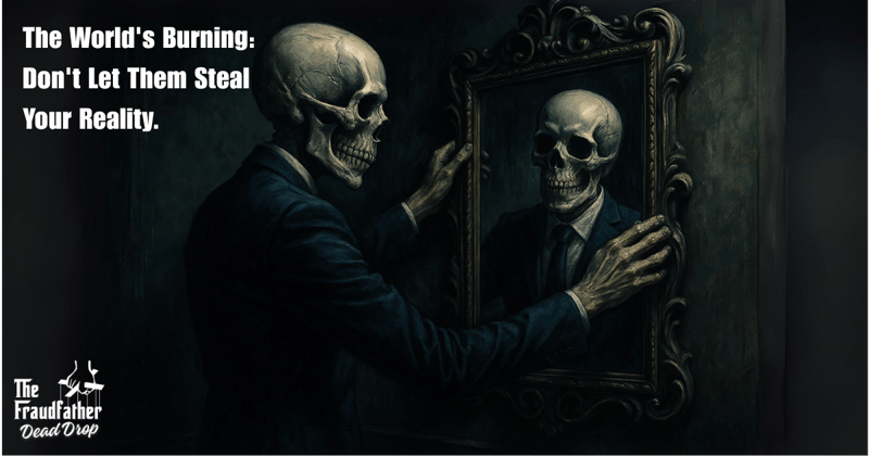 The World's Burning: Don't Let Them Steal Your Reality.