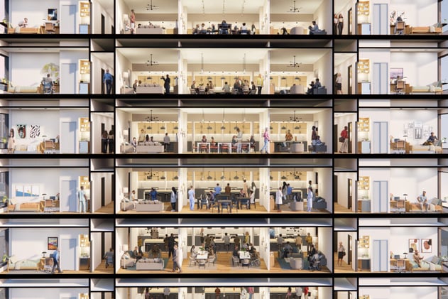 The Office-to-Co-Living Model That Could Change Urban Housing Economics