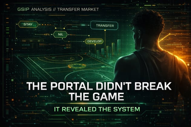 THE TRANSFER PORTAL DIDN’T BREAK COLLEGE SPORTS. IT EXPOSED THE NEW MODEL.