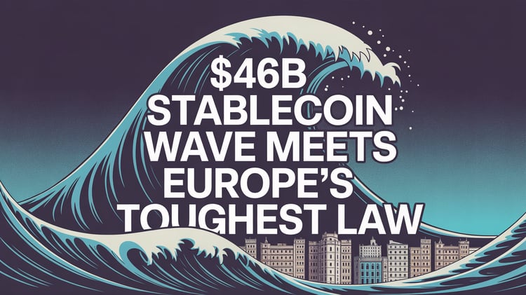 $46B Stablecoin Wave Meets Europe's Toughest Law
