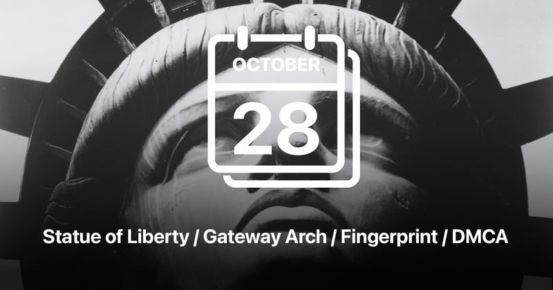 Cuba / Statue of Liberty / Gateway Arch / Fingerprint / DMCA