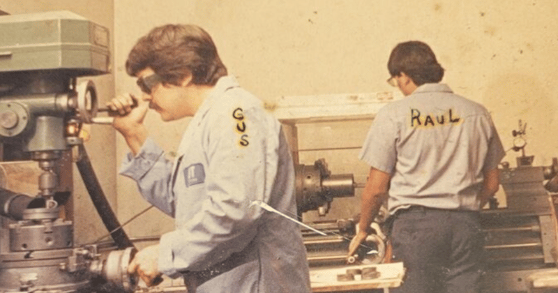 Throwbacks to early-career machining