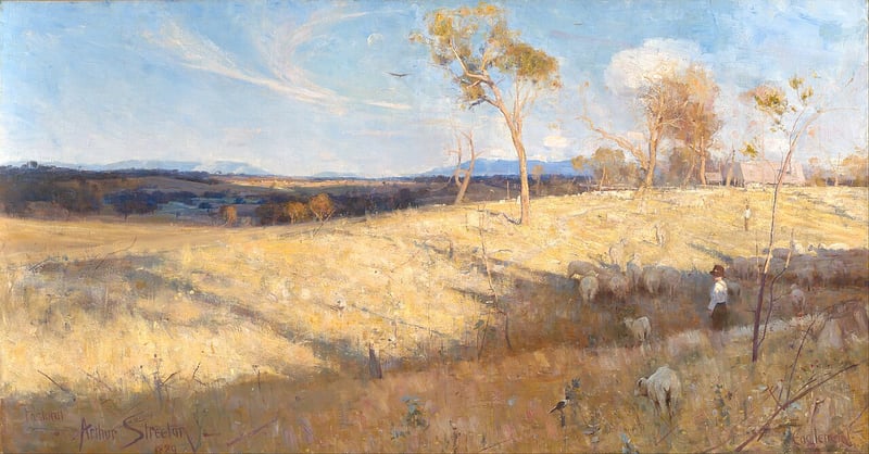 "Golden Summer, Eaglemont" - Arthur Streeton
