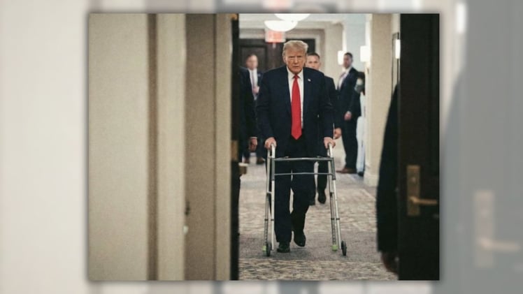 Trump walker photo, Liam Neeson narrates anti-vaccine doc & more