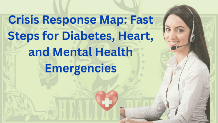 Crisis Response Map: Fast Steps for Diabetes, Heart, and Mental Health Emergencies
