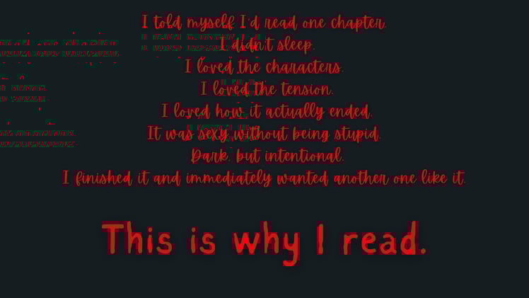 Friday Reads: 💔feelings•😈edge•😏fun