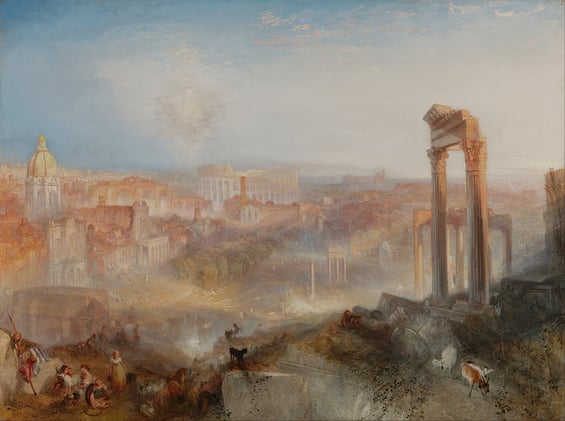"Modern Rome – Campo Vaccino" - J. M. W. Turner