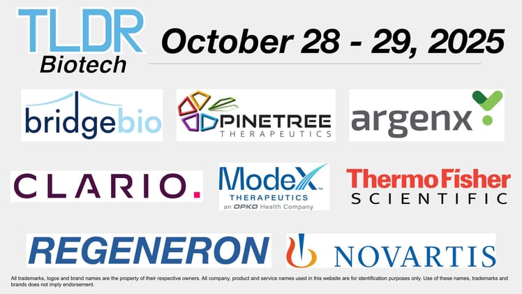 Biotech & Pharma Updates | October 28 - 29, 2025