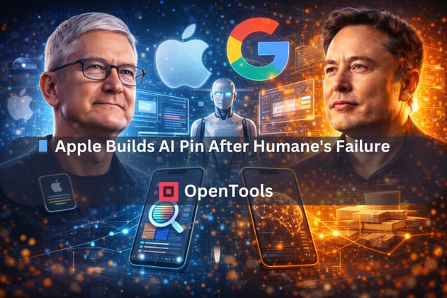 📱 Apple Builds AI Pin After Humane's Failure
