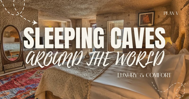 ๐๏ธ ๐๏ธ What about SLEEPING in a CAVE? Try these underground hotels ๐ฟ