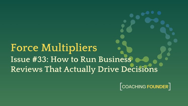 How to Run Business Reviews That Actually Drive Decisions