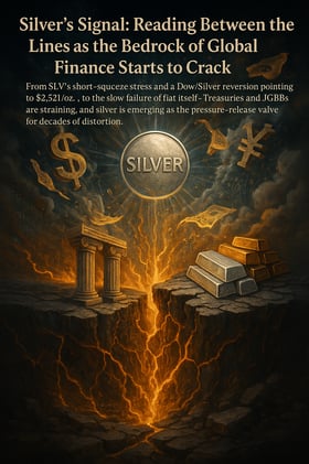 ⚡The Hidden Valve: Silver’s Signal Amid Crumbling Treasuries and JGBs