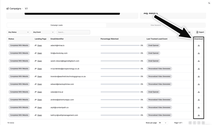 New Feature: Downloadable Videos