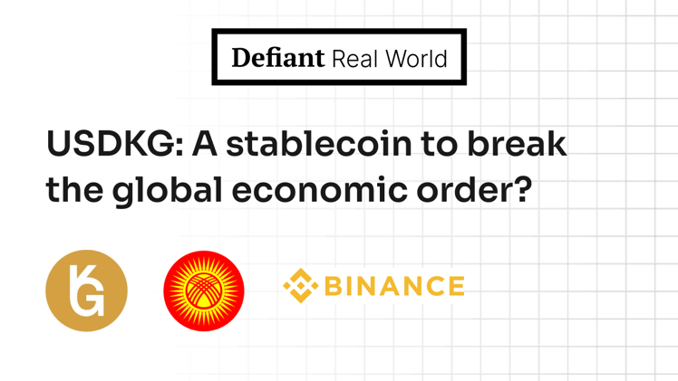 USDKG: A stablecoin to break the global economic order?