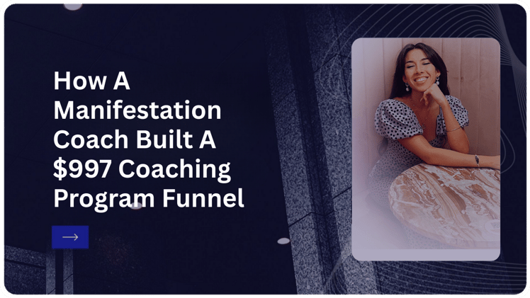 How A Manifestation Coach Built A $997 Coaching Program... With Sleep Meditations