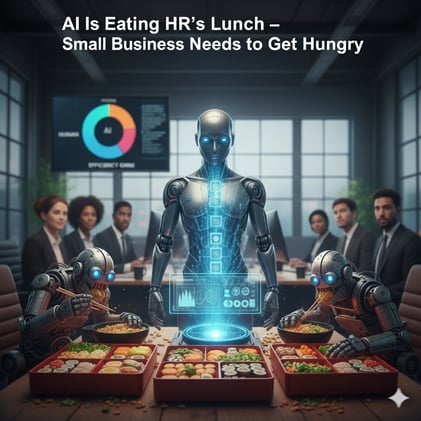 AI for HR Hub Newsletter # 50 AI Is Eating HR’s Lunch – Small Business Needs to Get Hungry