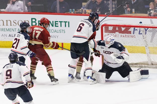 UConn falls to Boston College in overtime, 2-1