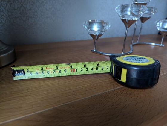 16 centimetres or so