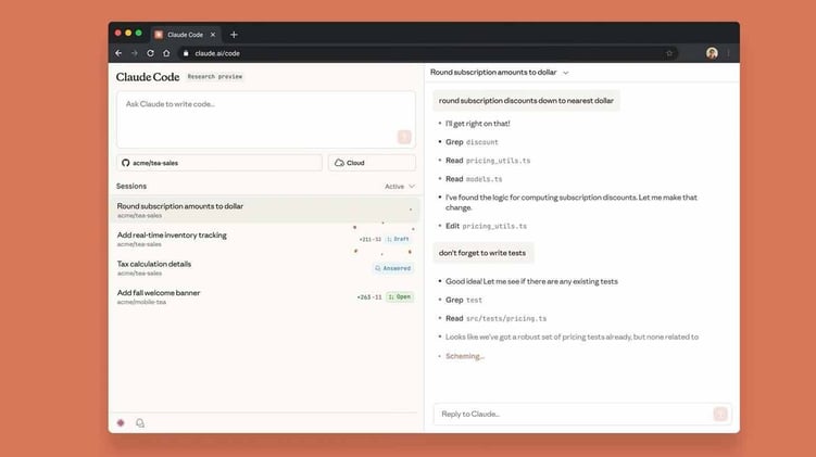 ⚙️ Anthropic brings Claude Code to the browser