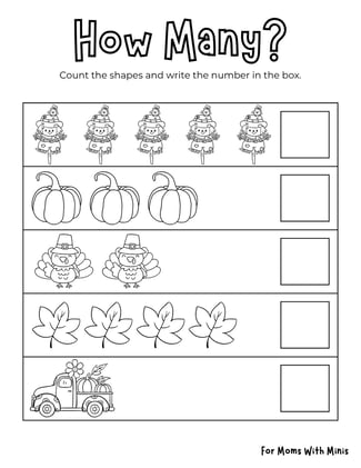 Count How Many Fall Items