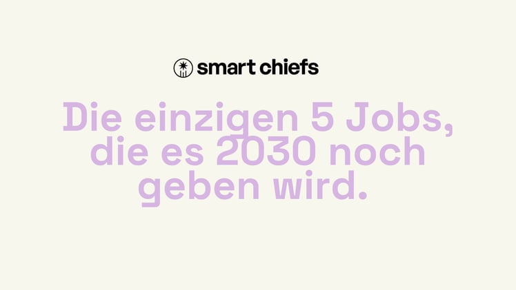 Die einzigen 5 Jobs, die es 2030 noch gibt. 