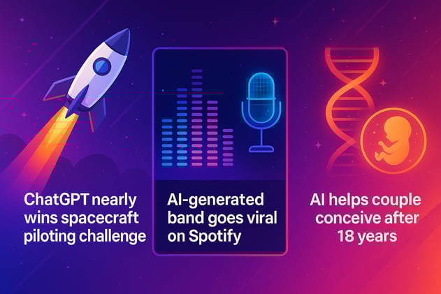 AI Is Taking Off: In Space, Music, and Medicine 🧬