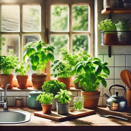 Harvest Fresh Herbs Indoors This Winter!