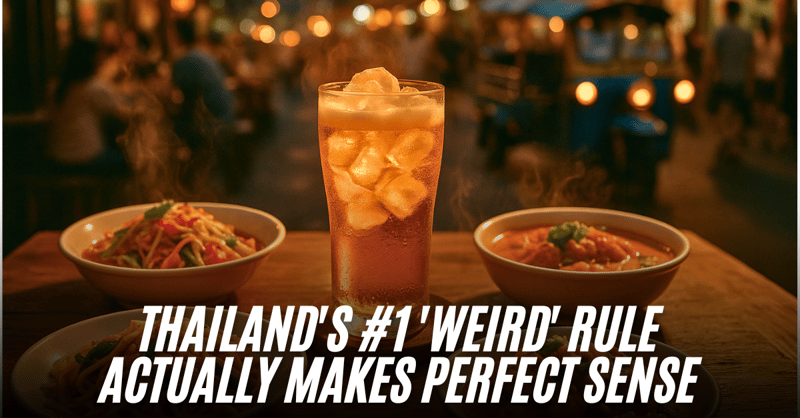 Why Millions of Thai People Put Ice in Their Beer (And You Should Too)