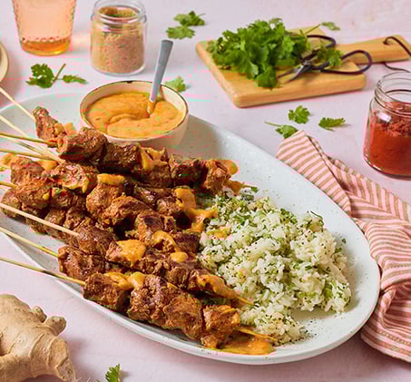 Satay Beef Skewers