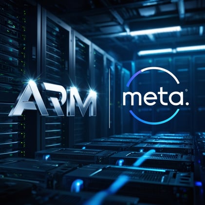 META ผนึกกําลัง "ARM" ปลดล็อก "พลังที่ซ่อนอยู่" ในชิป AI!!