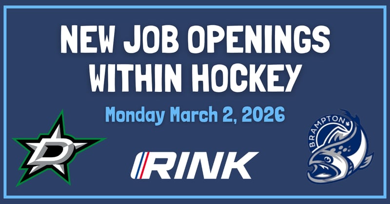 69 NEW Hockey Jobs - Monday March 2nd 🏒