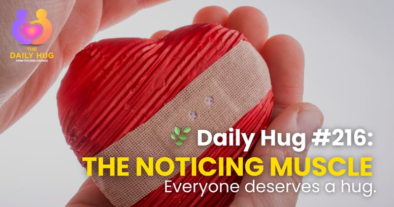 🌿 Daily Hug #216: The Noticing Muscle