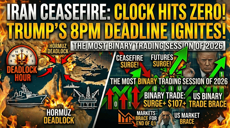 ⏰IRAN CEASEFIRE CLOCK HITS ZERO — TRUMP'S 8PM TUESDAY DEADLINE IGNITES THE MOST BINARY TRADING SESSION OF 2026: YOUR COMPLETE MONDAY BATTLE PLAN FOR STOCKS, OPTIONS & CRYPTO⏰