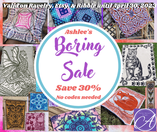 Ashlee's "Boring" Sale Ends April 30!