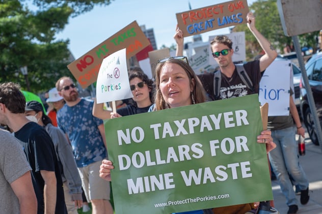 Mine Opponents Celebrate Defeat of Copperwood Infrastructure Grant