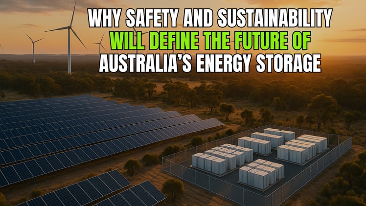 🌱 Why Safety and Sustainability Will Define the Future of Australia’s Energy Storage 🔋💚