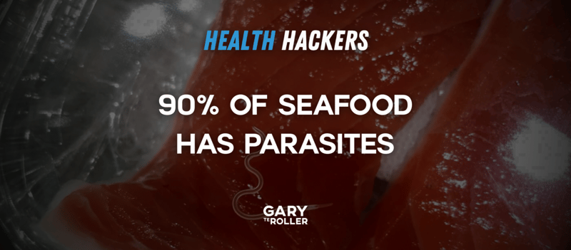 90% of seafood has parasites