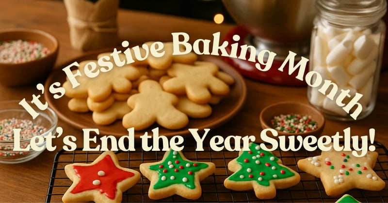 🍪 It’s Festive Baking Month! Let’s End the Year Sweetly!