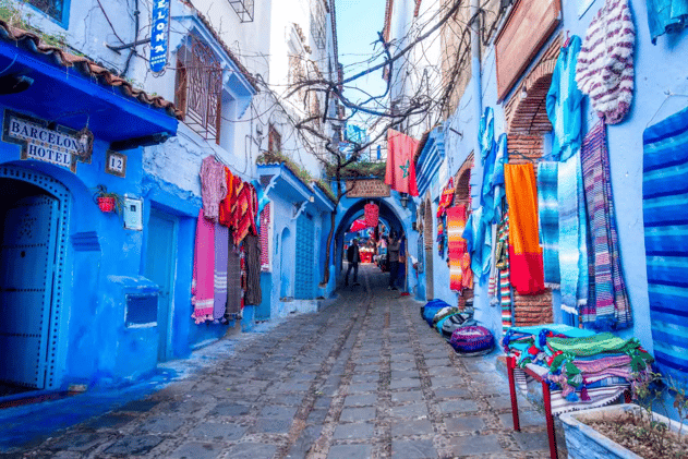 Lost in the Blue Streets of Chefchaouen, Morocco