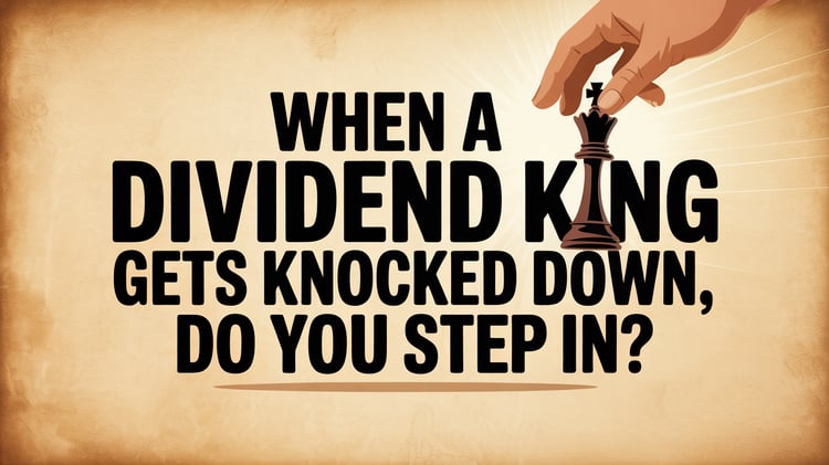 When a Dividend King Gets Knocked Down, Do You Step In?