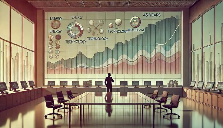 A 45-Year U.S. Market Cap Shift