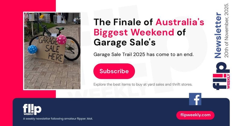 The Finale of Australia's Biggest Weekend of Garage Sale's
