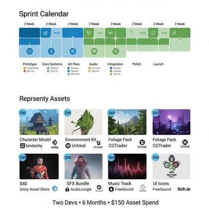 Micro-Team Pipeline: How 2 Devs Shipped a 3D Game in 6 Months
