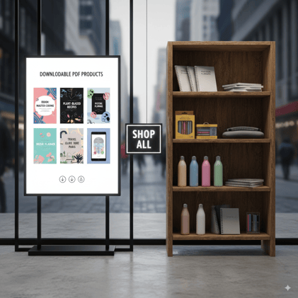 Shop All the PDF Printable and Downloadable Products and Physical Products