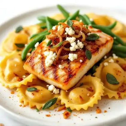 14 Fresh Dinner Recipes — Pumpkin Sage Ravioli, Crispy Chicken on Lemon Butter Pasta & More