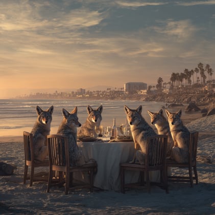 🐺 A Pack of Thankful Coyotes