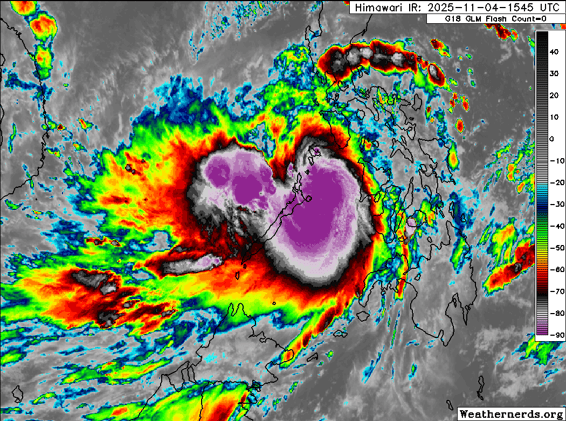 Typhoon Kalmaegi (31W / Tino) – Tropical Cyclone Advisory #8: 1500 UTC 4 November 2025