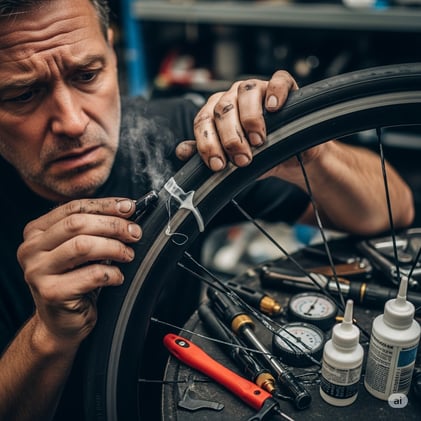 The Tubeless Tire Tango: Why Even Pros Check their Air Pressure at the Start Line